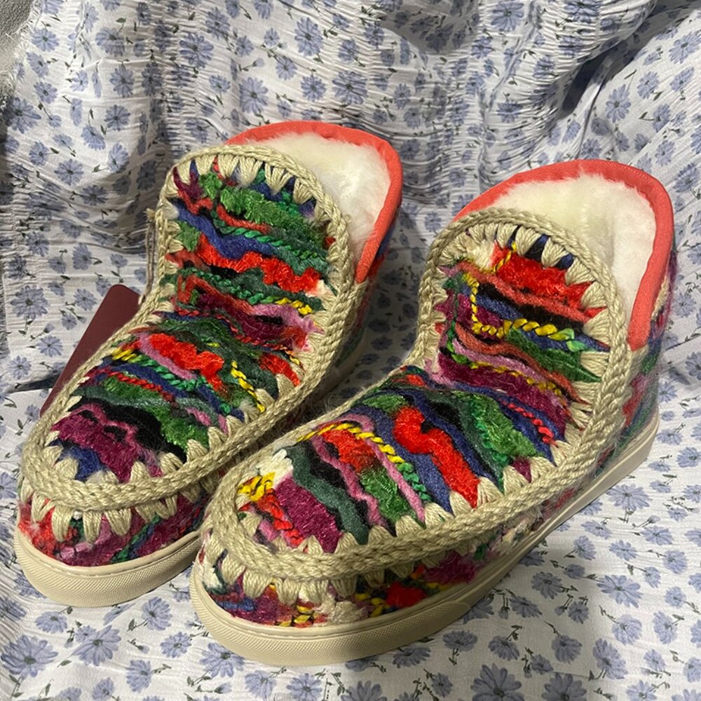 Mou Ethnic Snow Boots